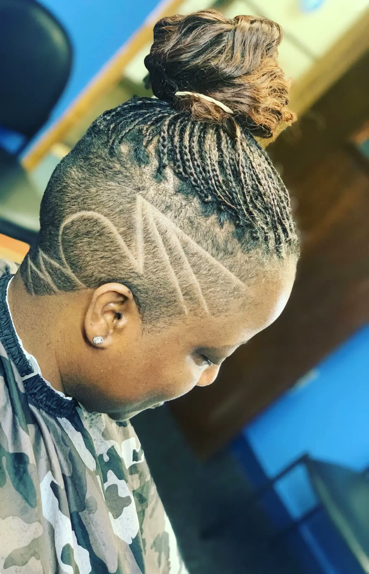 Braided Updo with Custom Hair Design